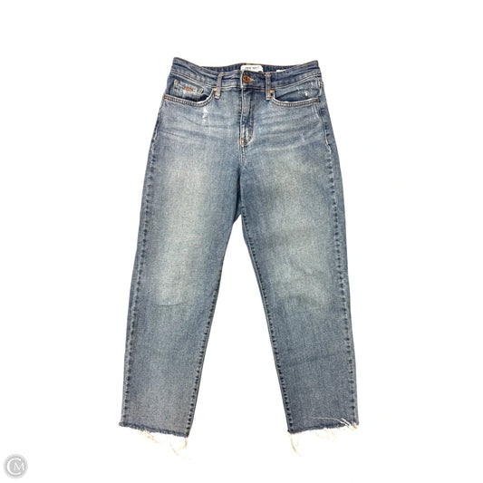 Jeans Straight By Nine West In Blue Denim, Size: 6