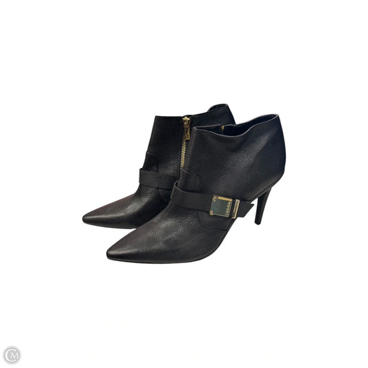 Boots Ankle Heels By Calvin Klein In Black, Size: 10