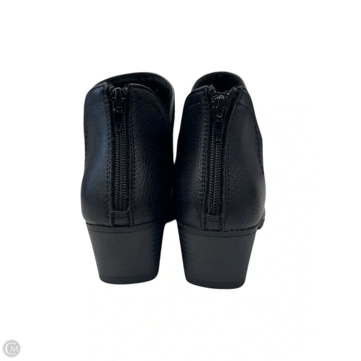 Boots Ankle Heels By Maurices In Black, Size: 7.5