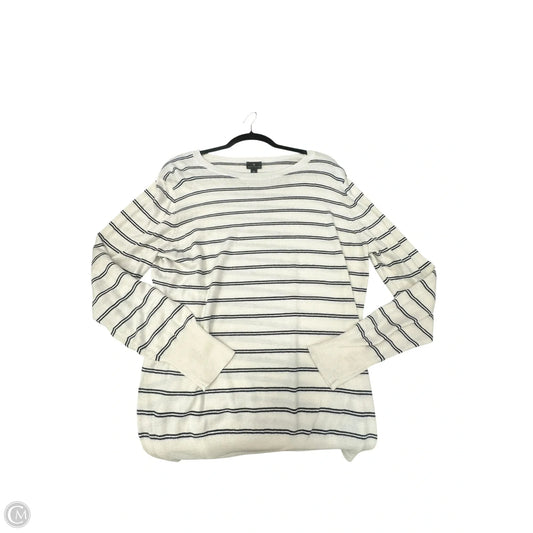 Top Long Sleeve By Worthington In Striped Pattern, Size: Xl