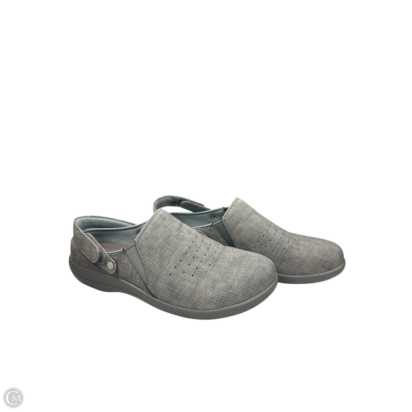 Shoes Flats By Pg In Grey, Size: 9