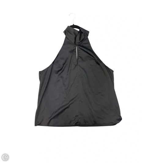 Blouse Sleeveless By Banana Republic In Black, Size: Xl