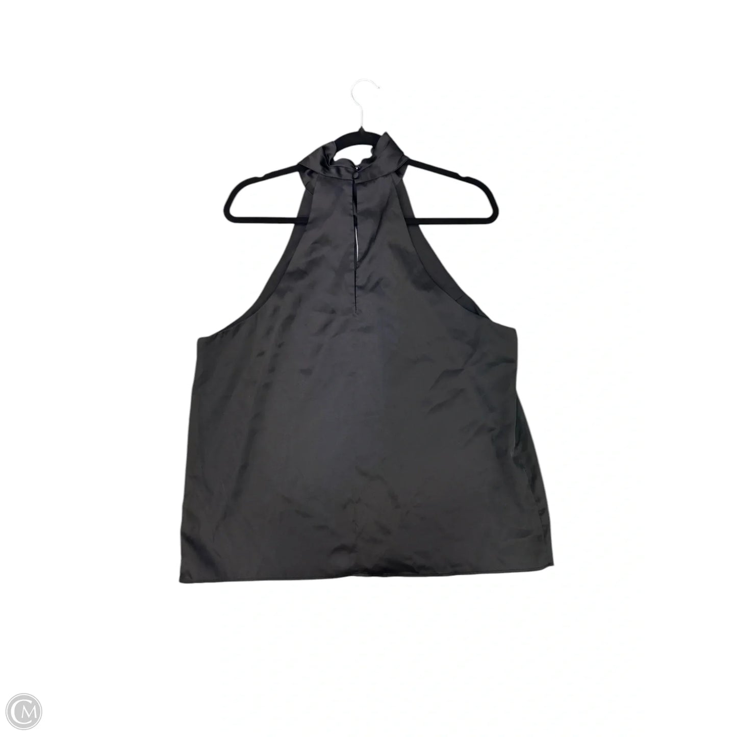 Blouse Sleeveless By Banana Republic In Black, Size: Xl