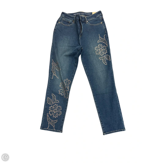 Jeans Skinny By Chicos In Blue Denim, Size: 8