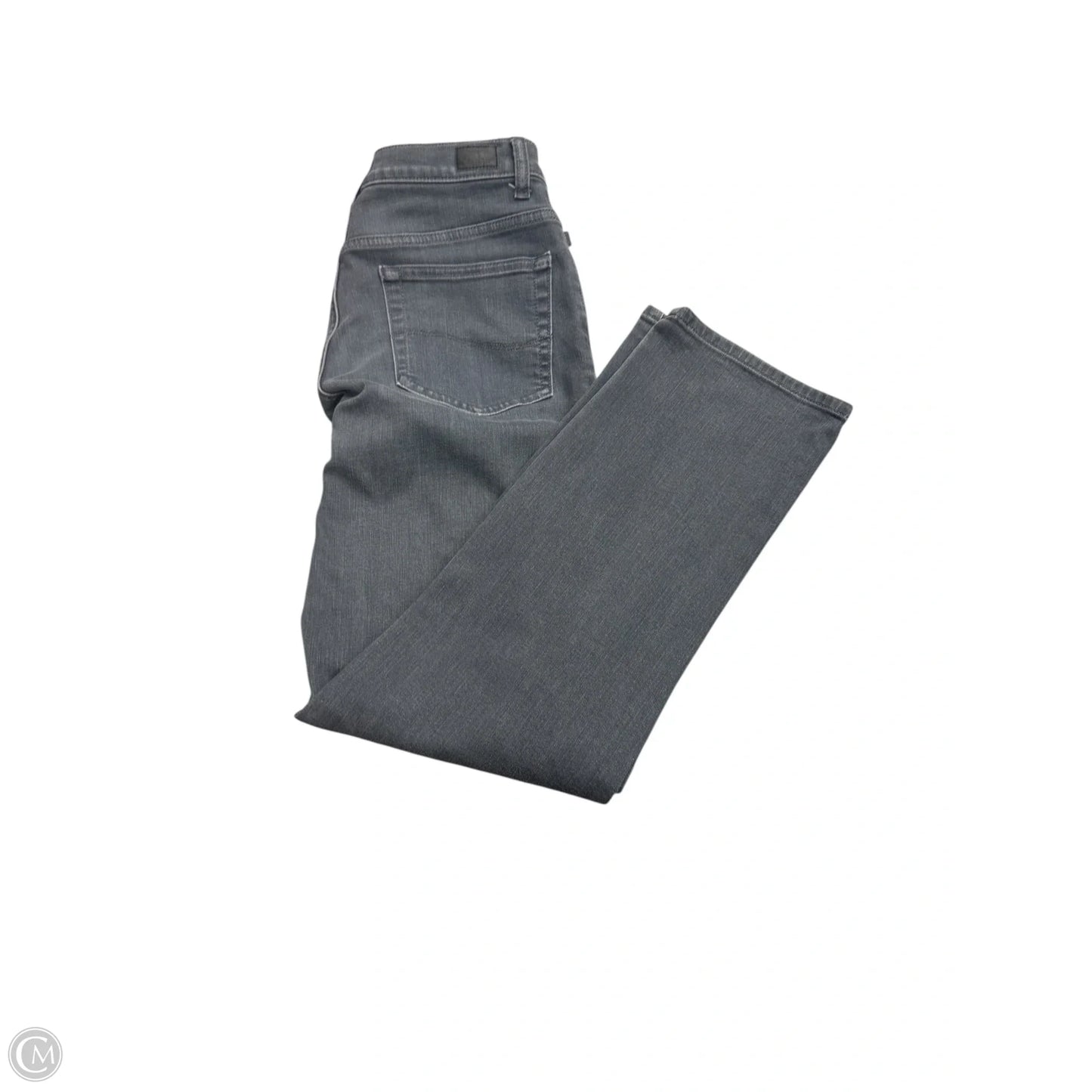 Jeans Straight By Lee In Grey Denim, Size: 8