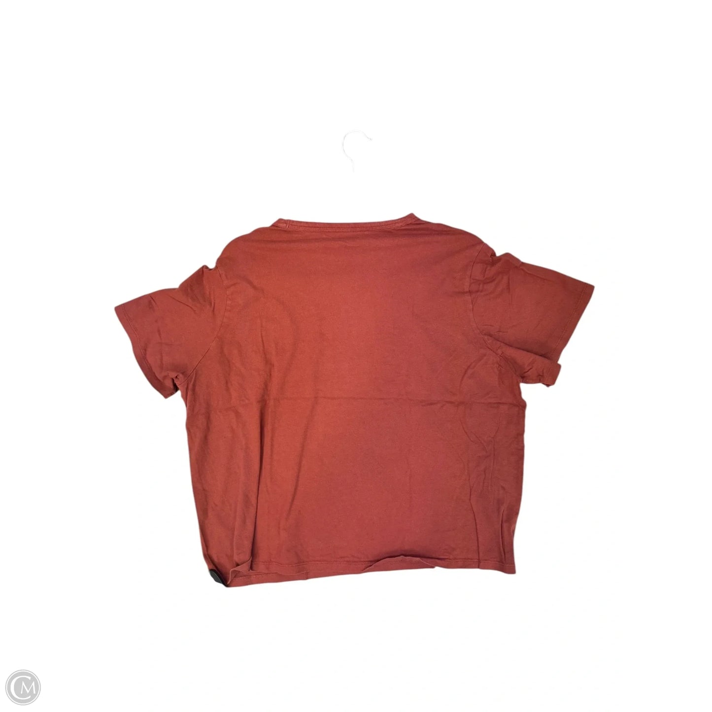 Top Short Sleeve Basic By Banana Republic In Brown, Size: Xl