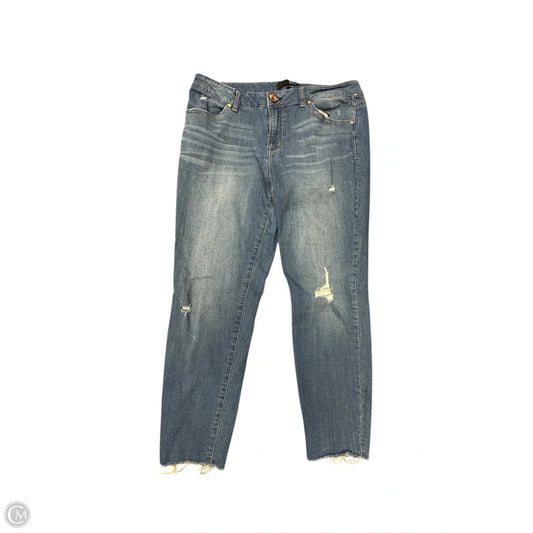 Jeans Cropped By 1822 Denim In Blue Denim, Size: 16