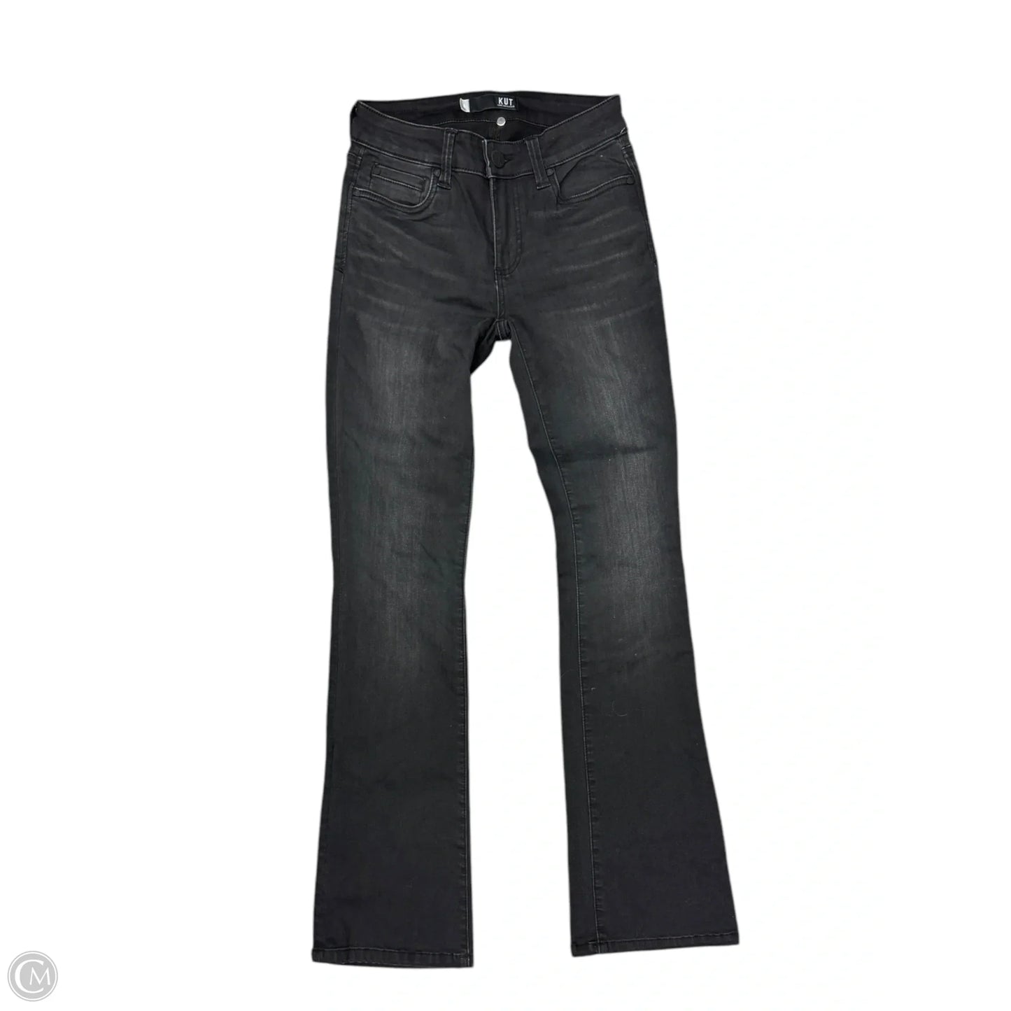 Jeans Skinny By Kut In Black, Size: 0