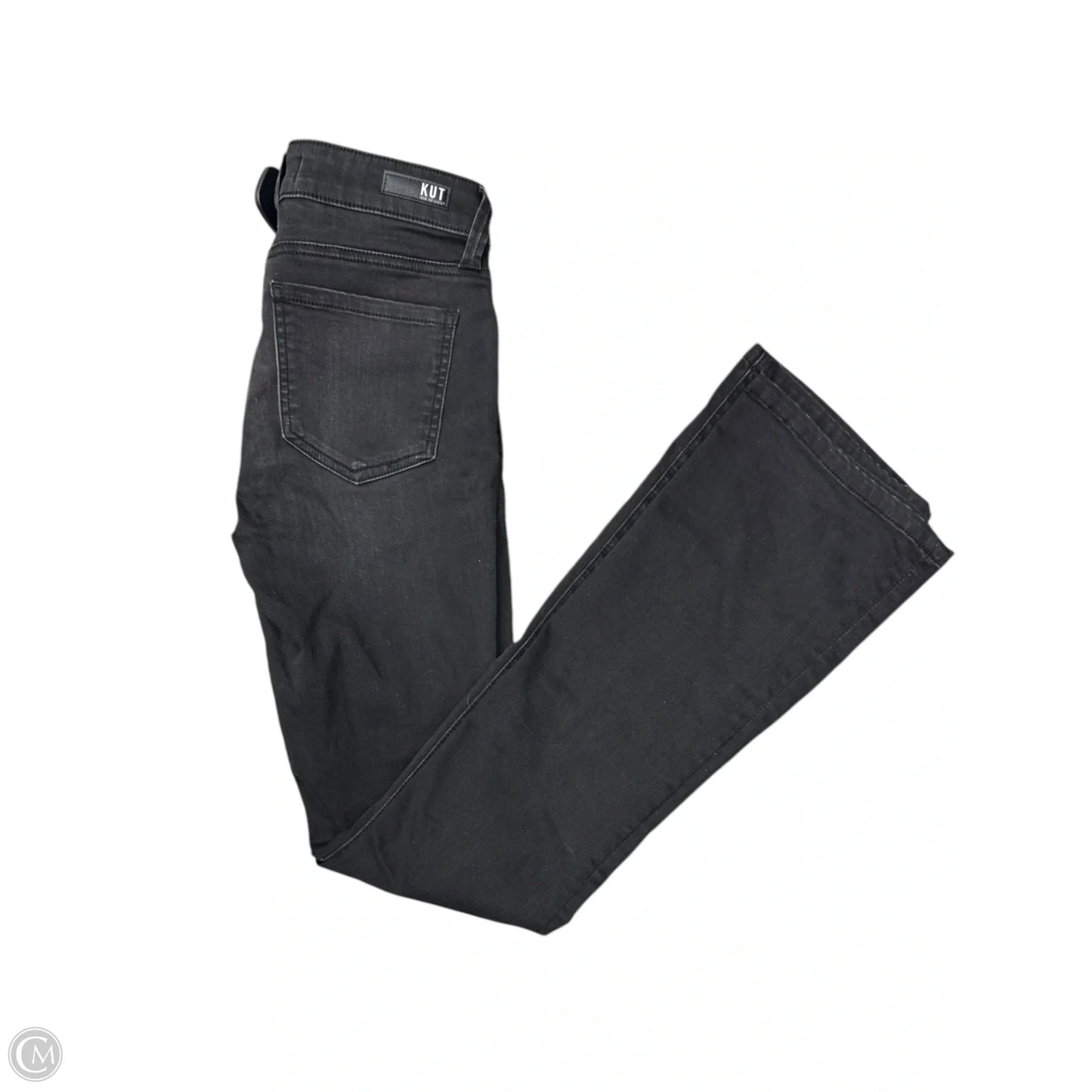 Jeans Skinny By Kut In Black, Size: 0