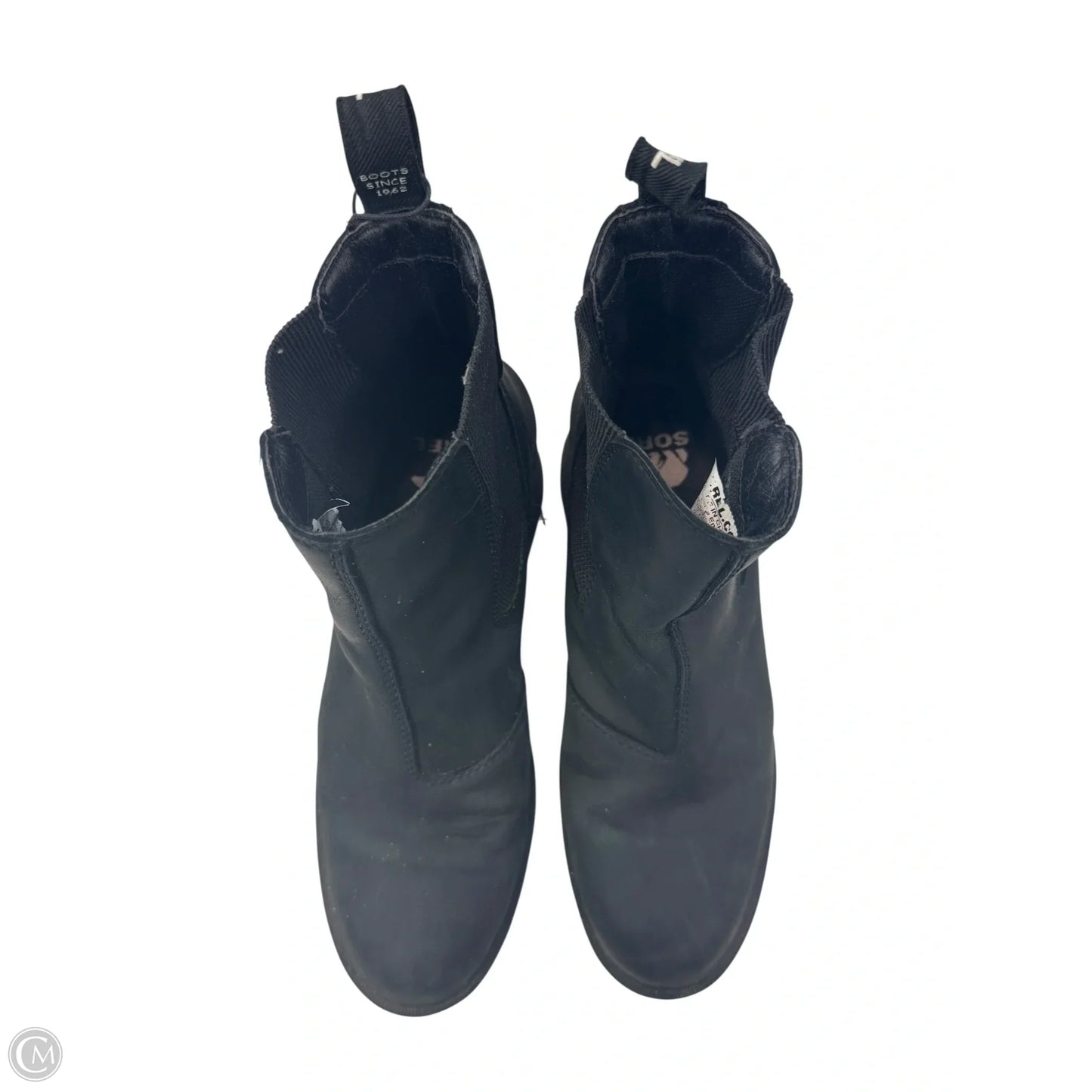 Boots Ankle Heels By Sorel In Black, Size: 8.5