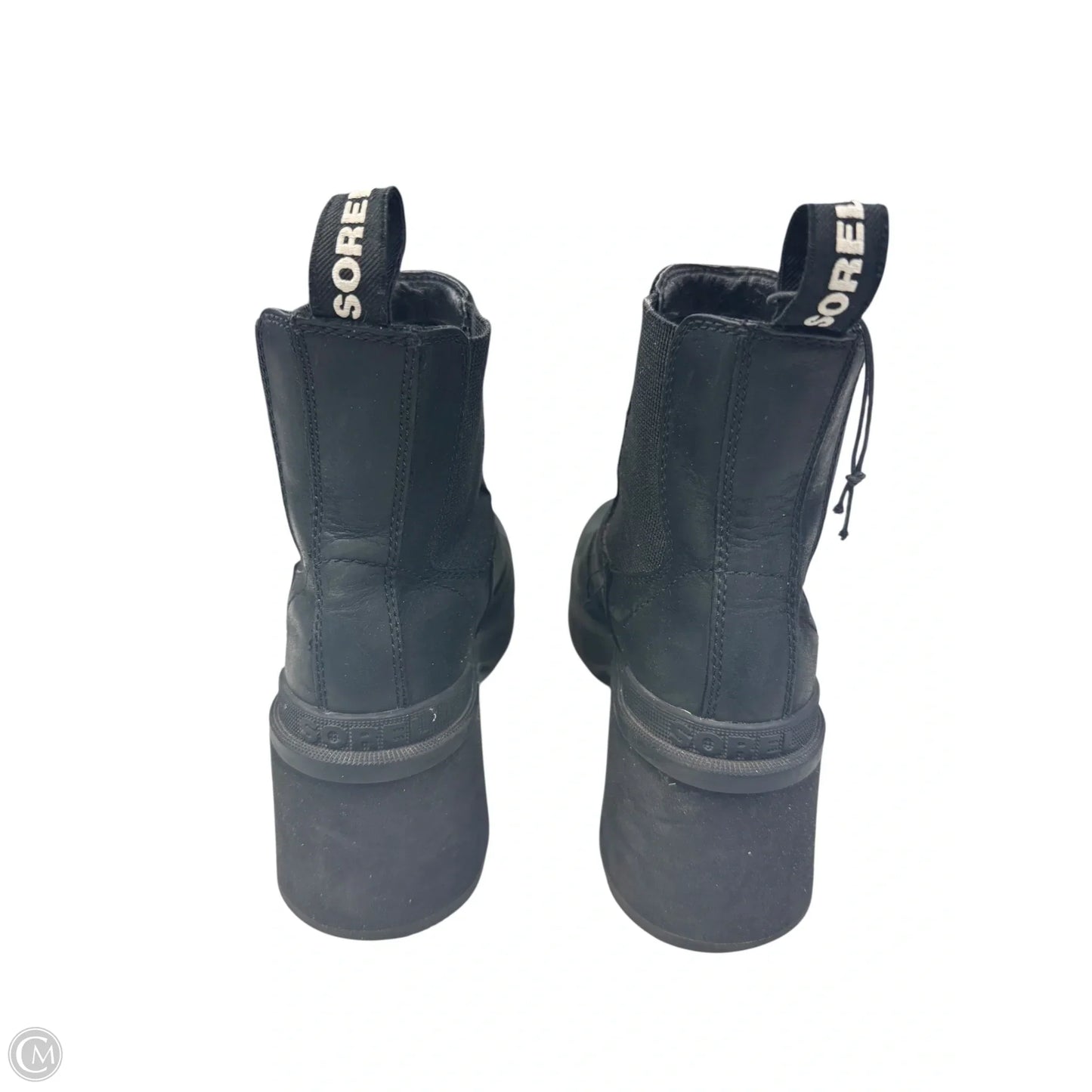 Boots Ankle Heels By Sorel In Black, Size: 8.5