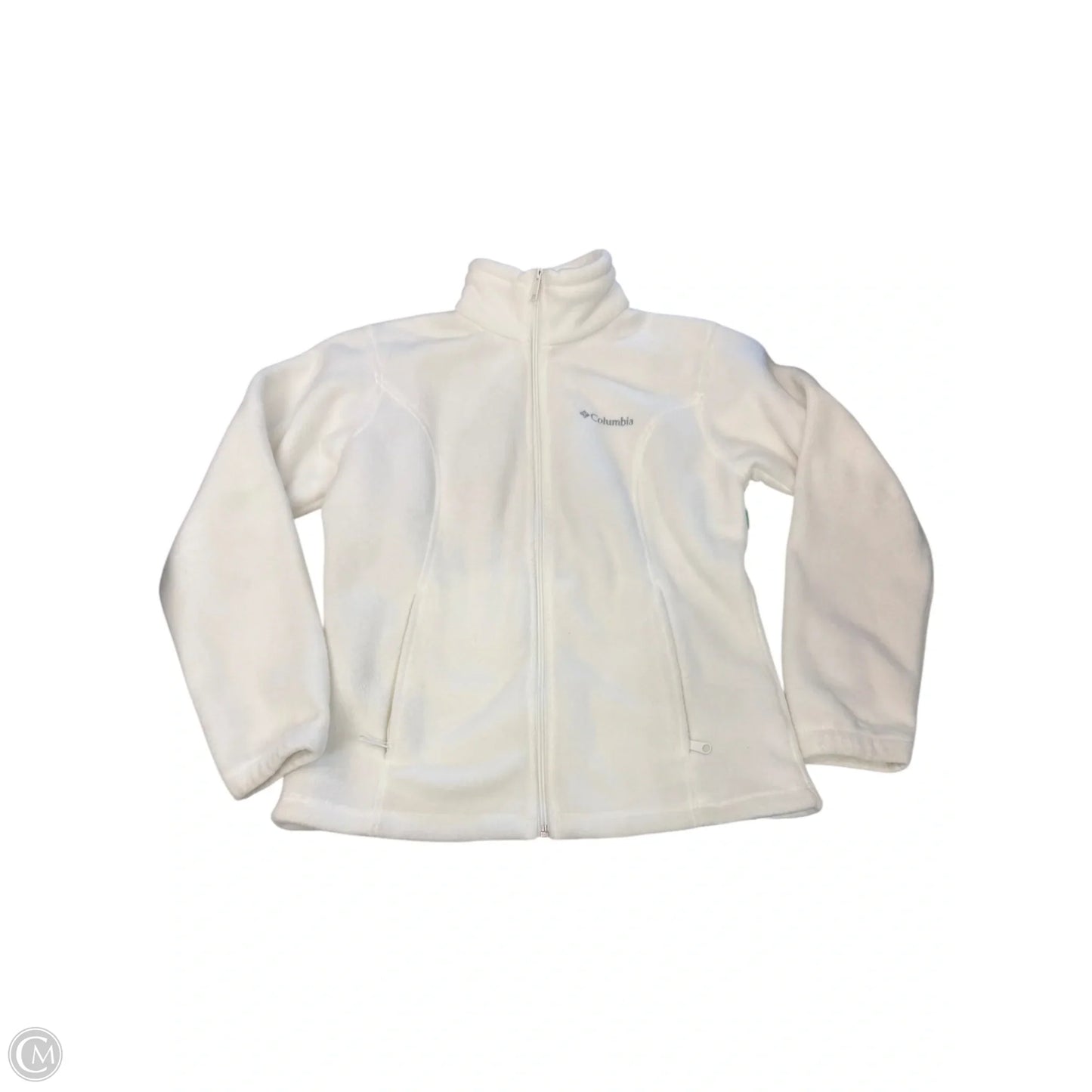Jacket Fleece By Columbia In White, Size: M