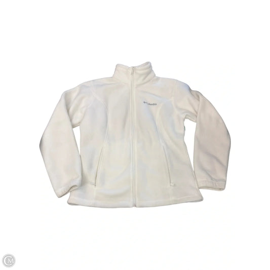 Jacket Fleece By Columbia In White, Size: M
