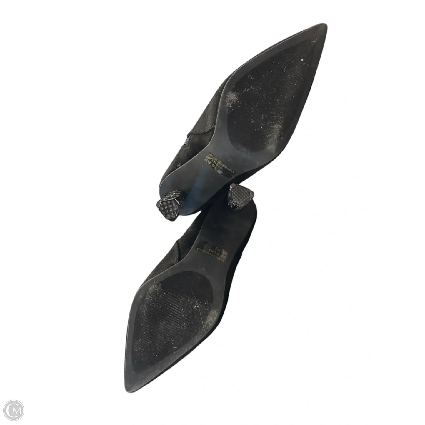 Boots Ankle Heels By Wild Diva In Black, Size: 6.5