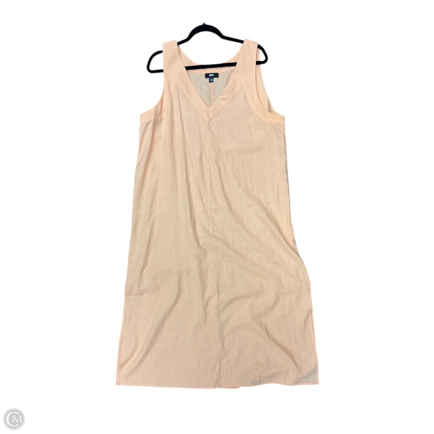Dress Party Long By Dkny In Pink, Size: 14