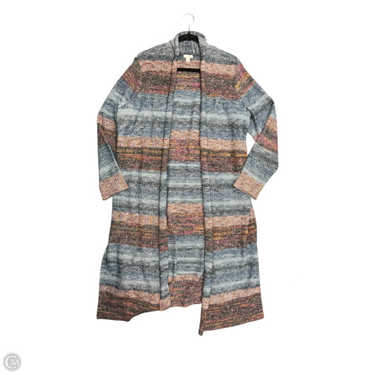 Cardigan By J. Jill In Multi-colored, Size: Xl