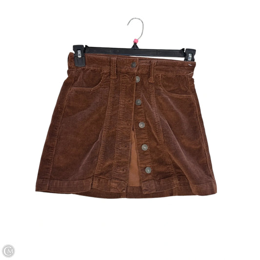 Skirt Mini & Short By American Eagle In Brown, Size: 0