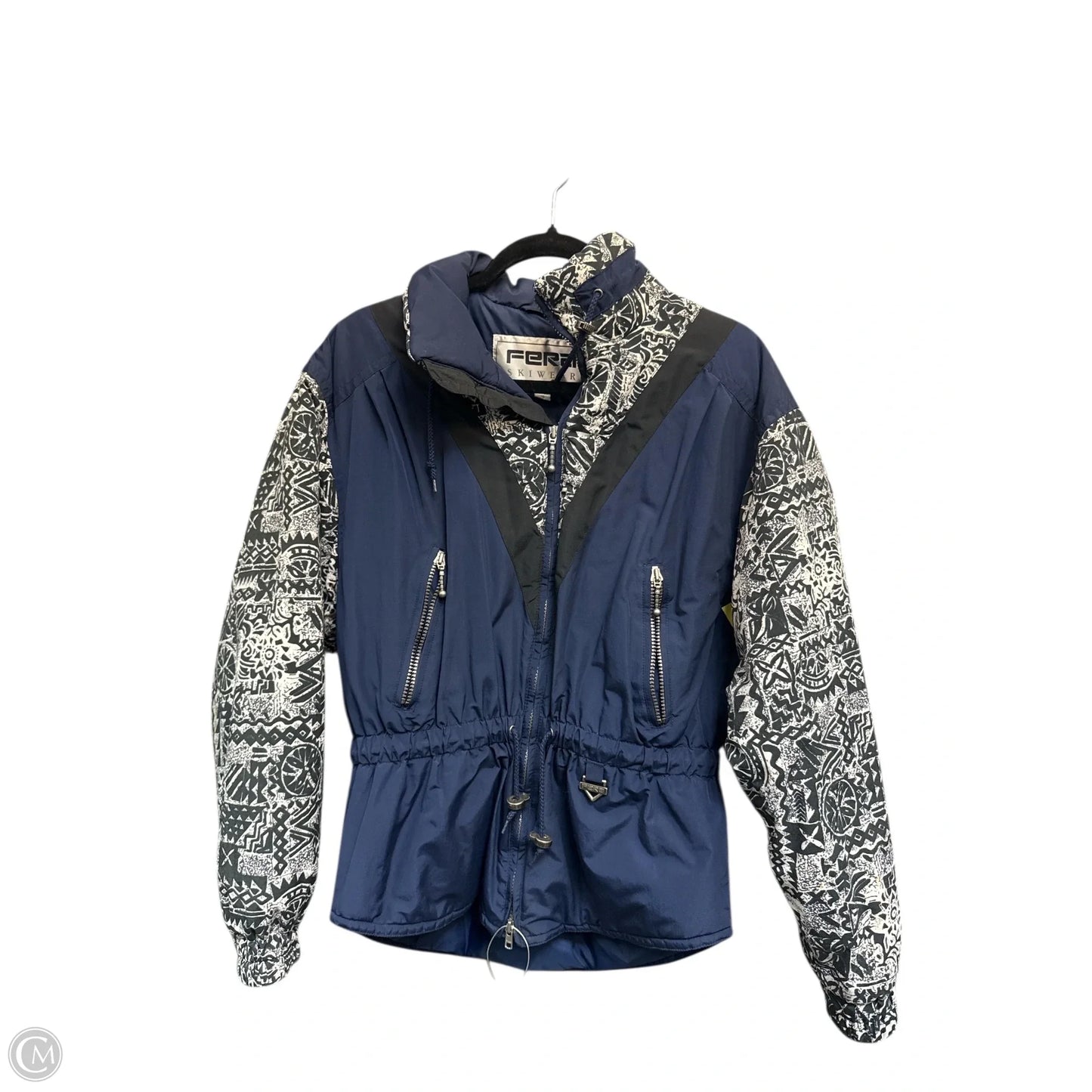 Coat Puffer & Quilted By Cmc In Blue, Size: L