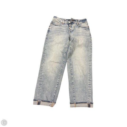 Jeans Boyfriend By Express In Blue Denim, Size: 0