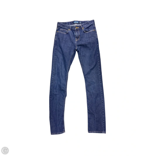 Jeans Skinny By Patagonia In Blue Red & White, Size: 4