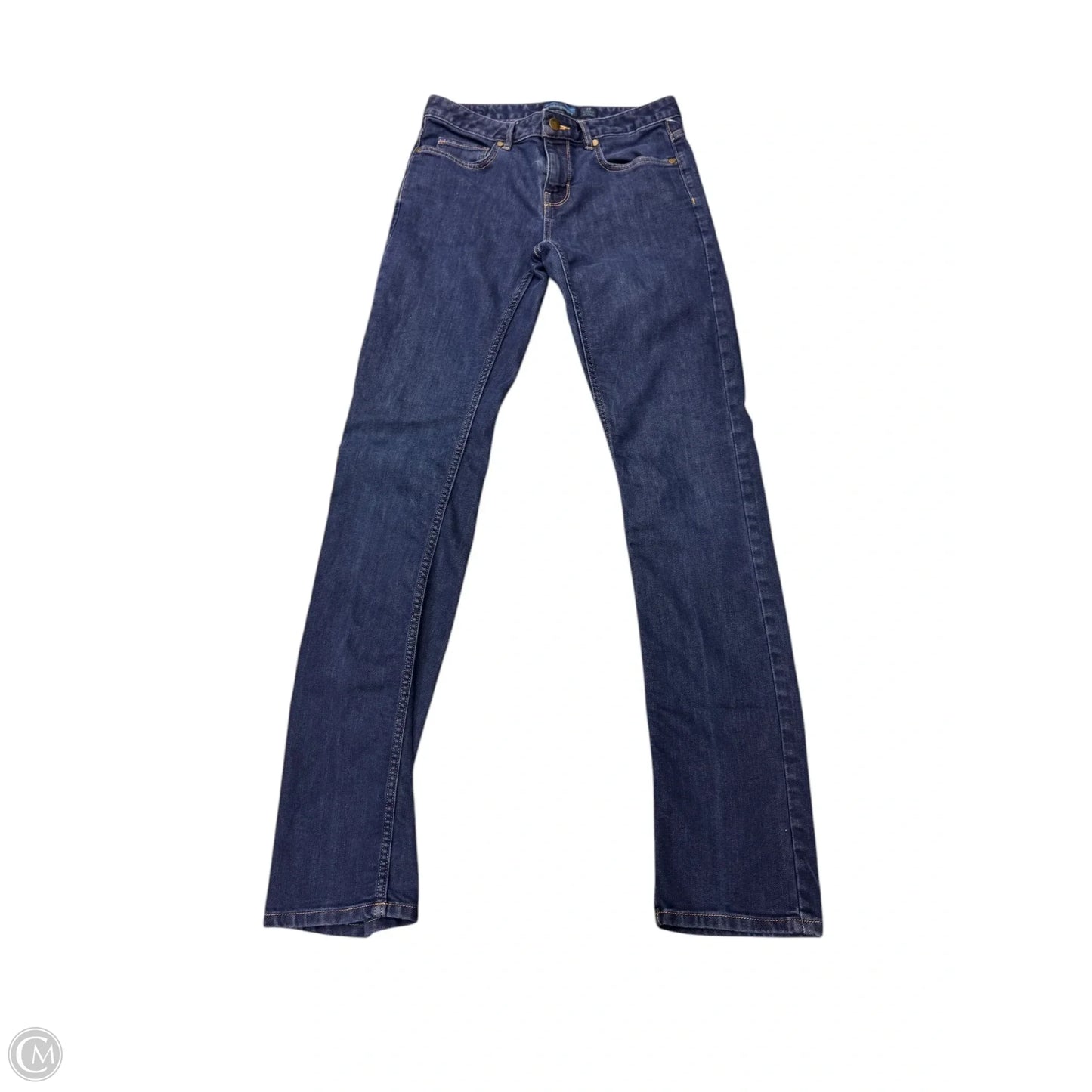 Jeans Skinny By Patagonia In Blue Red & White, Size: 4