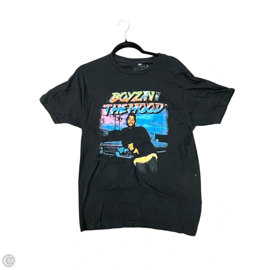 Top Short Sleeve By Clothes Mentor In Black, Size: M