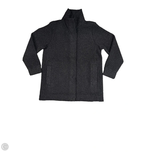 Coat Faux Fur & Sherpa By Lands End In Black, Size: M