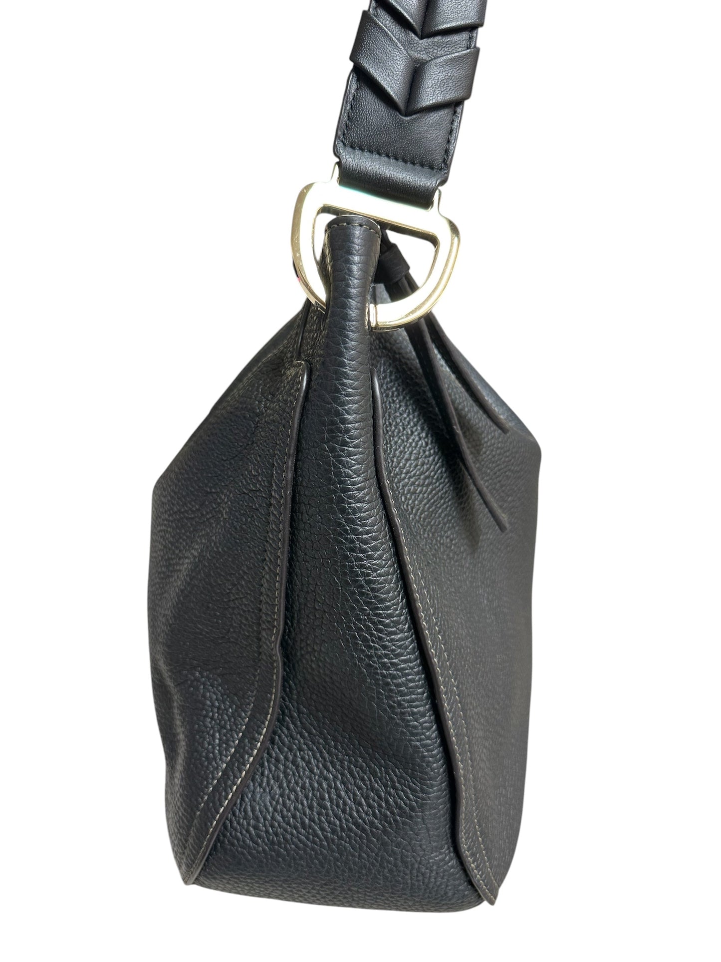 Handbag Luxury Designer By Furla In Black, Size:Medium