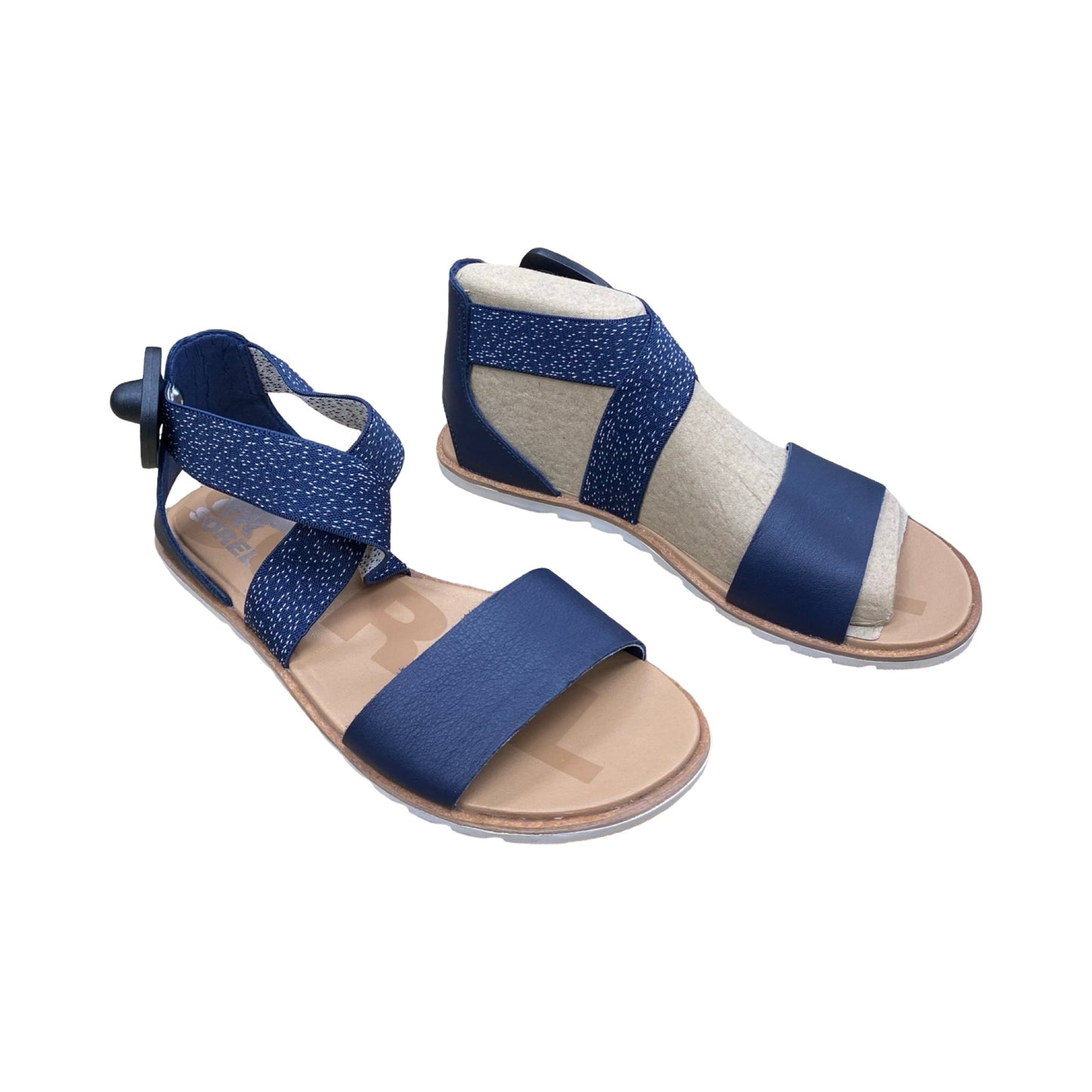 Sandals Designer By Sorel In Blue, Size:7