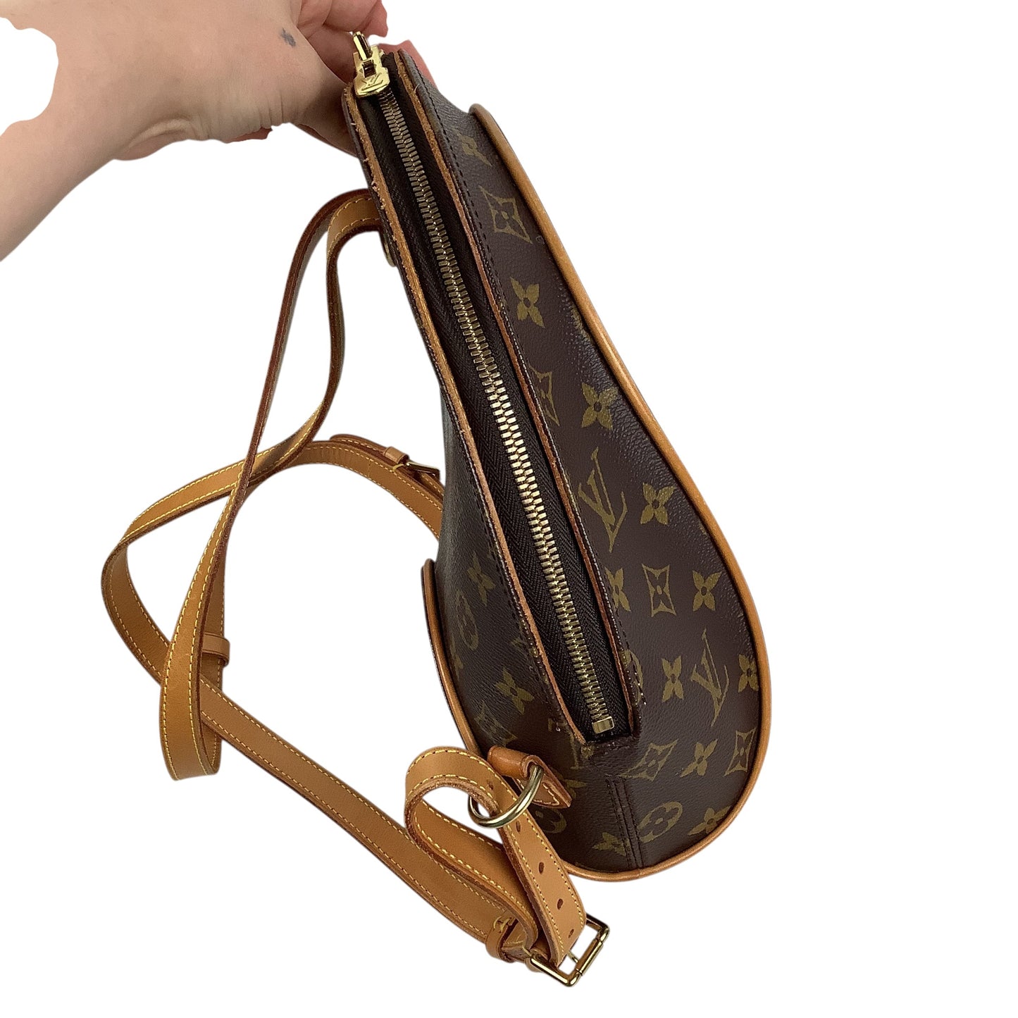 Backpack Luxury Designer By Louis Vuitton, Size: Medium