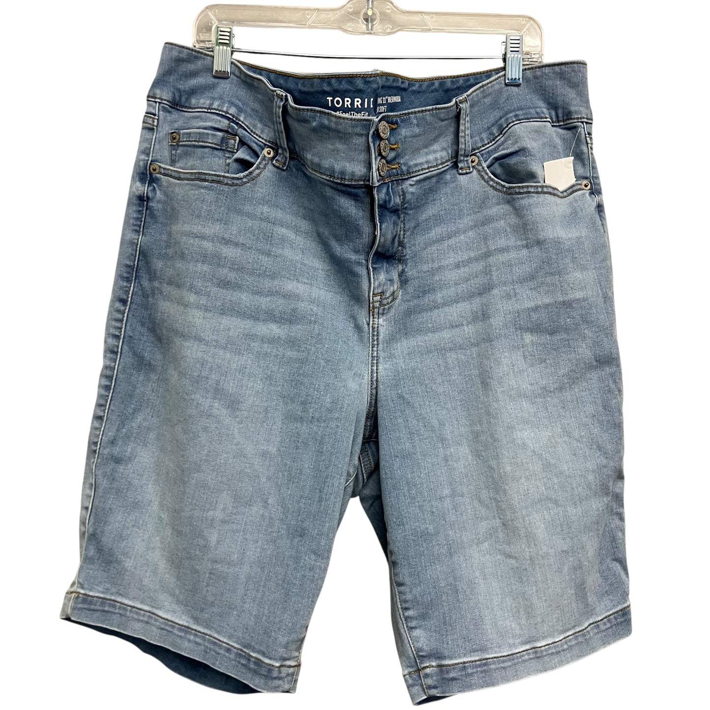 Shorts By Torrid In Blue Denim, Size:22