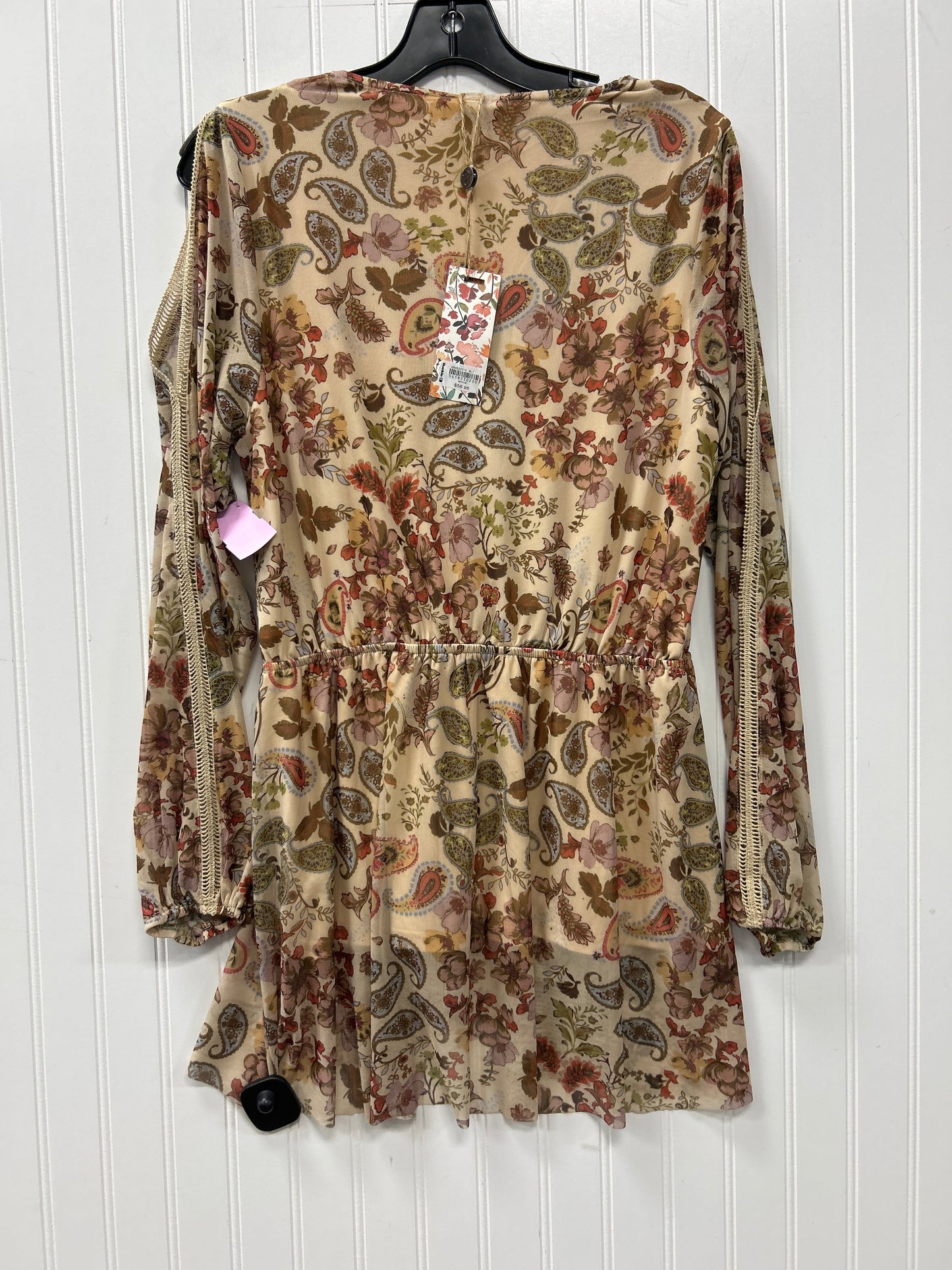 Tunic Ls By Bke In Tan, Size:M