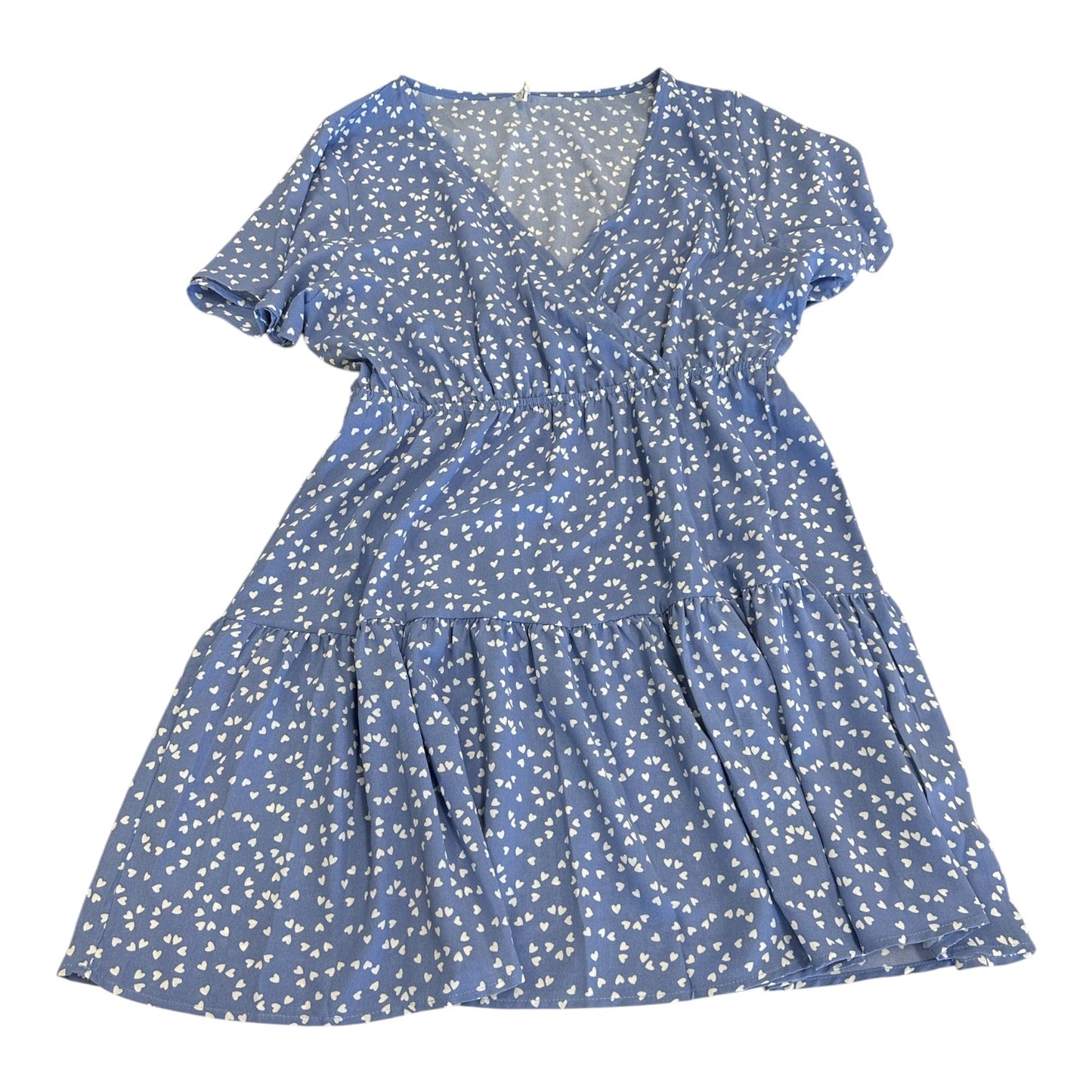 Dress Casual Short By Cme In Blue & White, Size:Xl