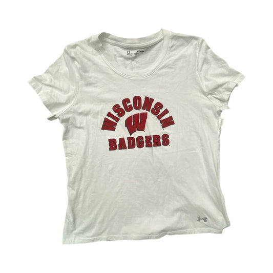 Athletic Top Ss By Under Armour In White, Size:Xl