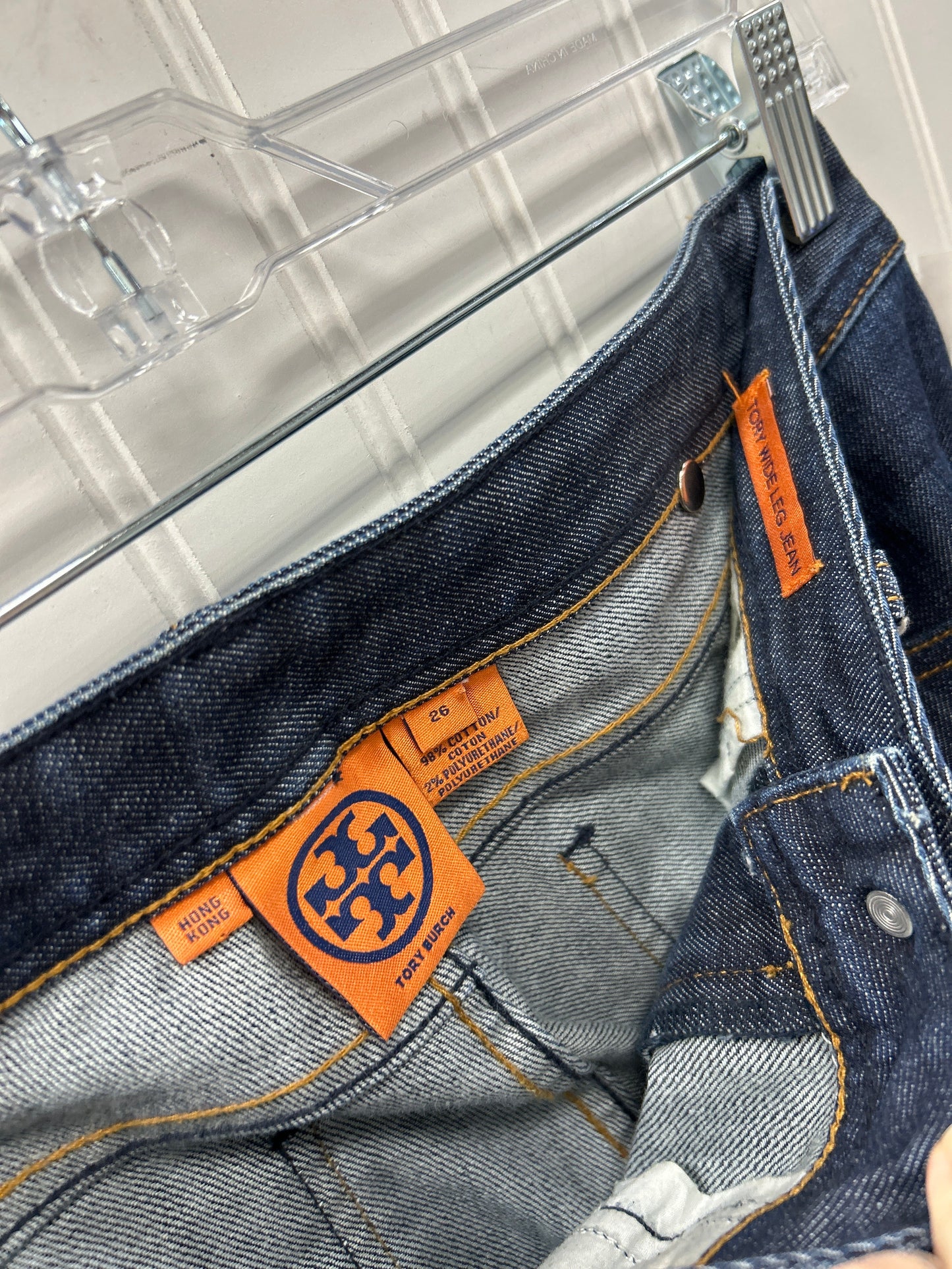 Jeans Designer By Tory Burch In Blue Denim, Size:2