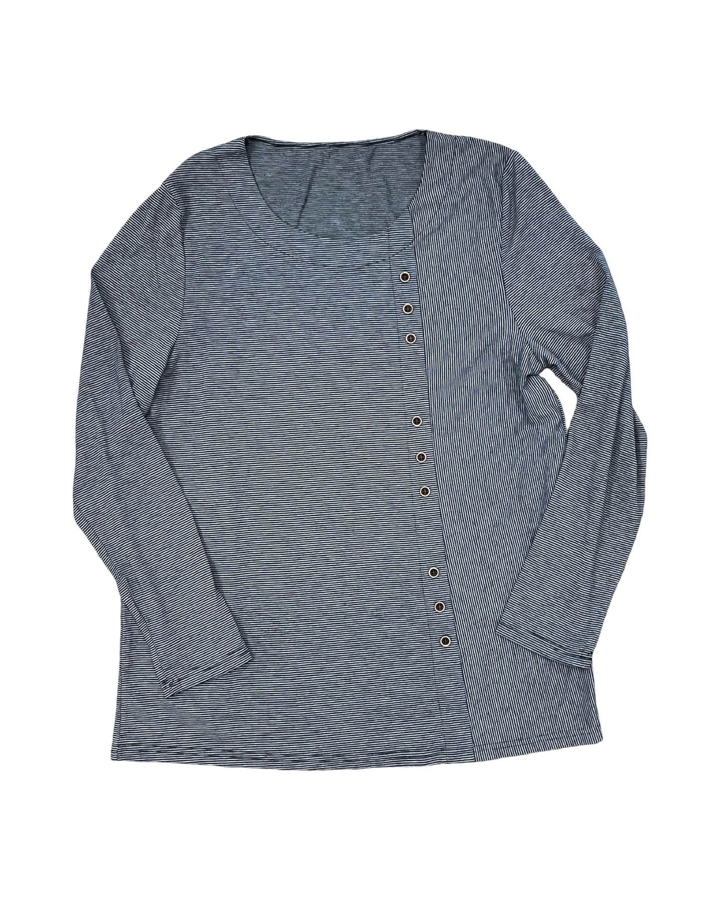 Top Ls By Emery Rose In Grey, Size:S