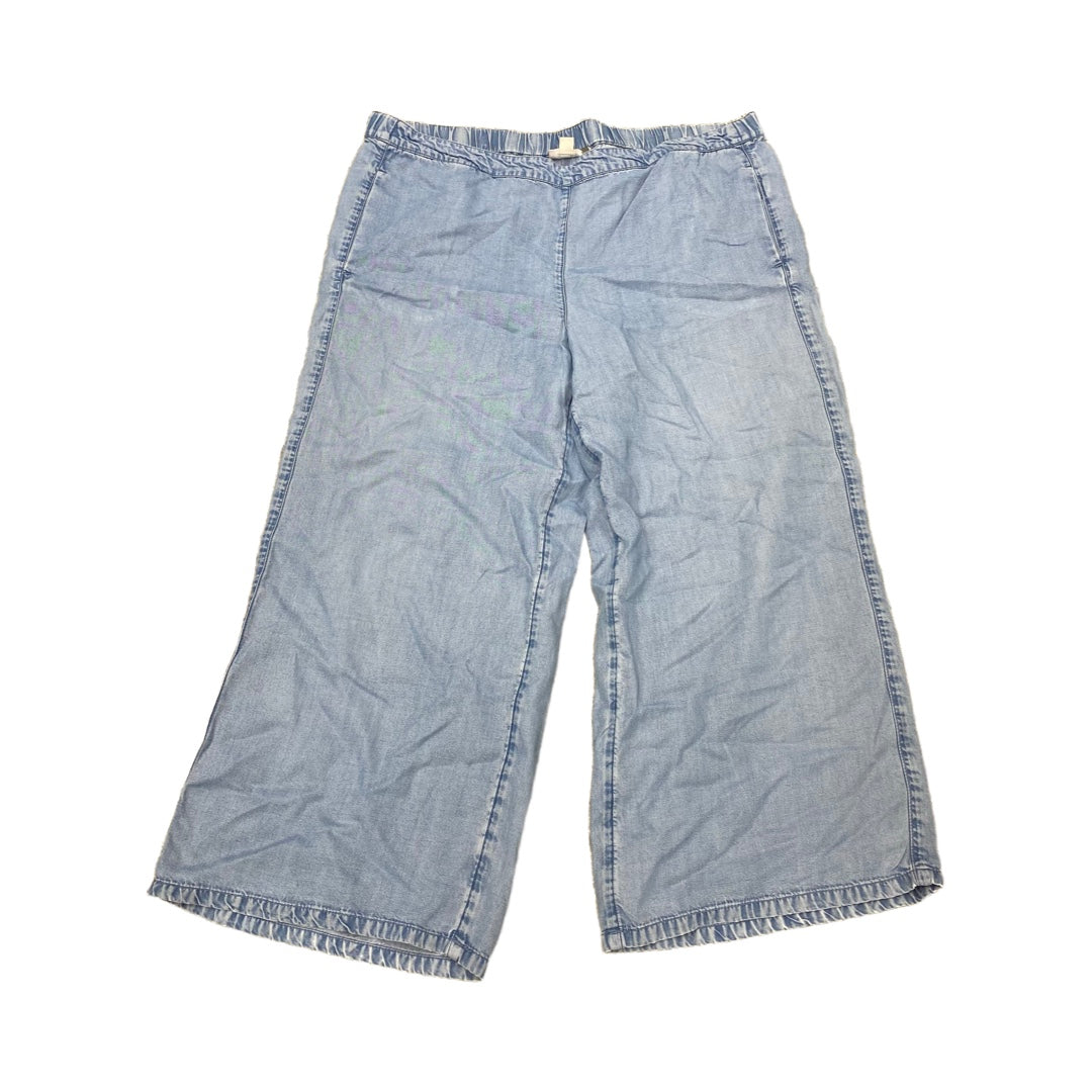 Pants Cropped By Pure Jill In Blue, Size:M