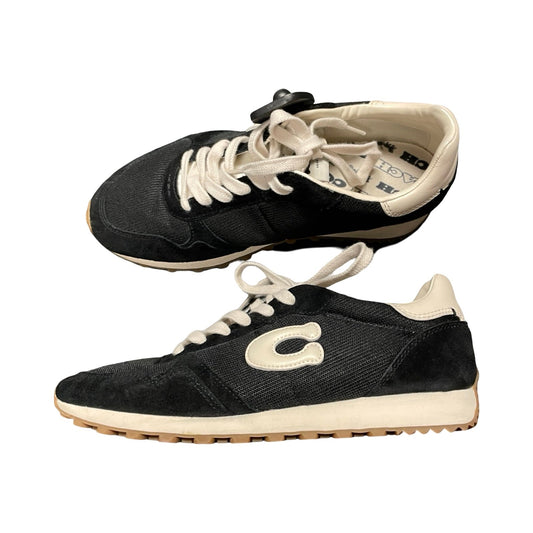 Shoes Designer By Coach In Black, Size:8.5