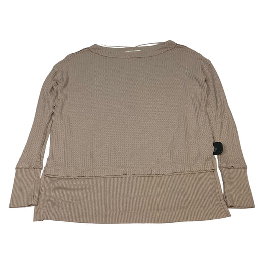 Top Ls By We The Free In Tan, Size:Xs