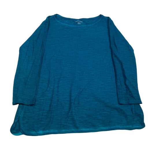 Top Ls Basic By Eileen Fisher In Teal, Size:Xxs