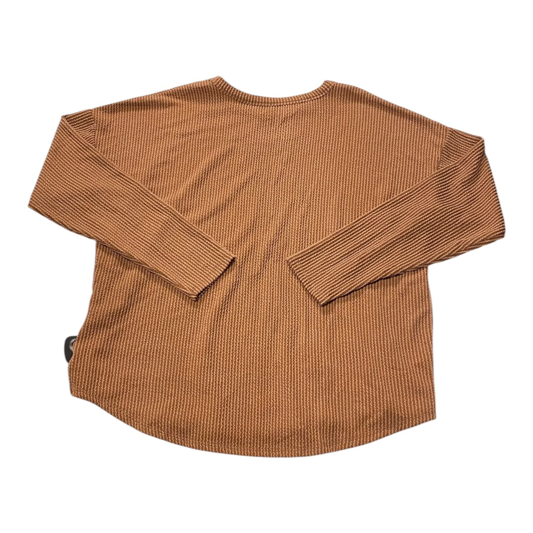 Top Ls By Maurices In Brown, Size:L