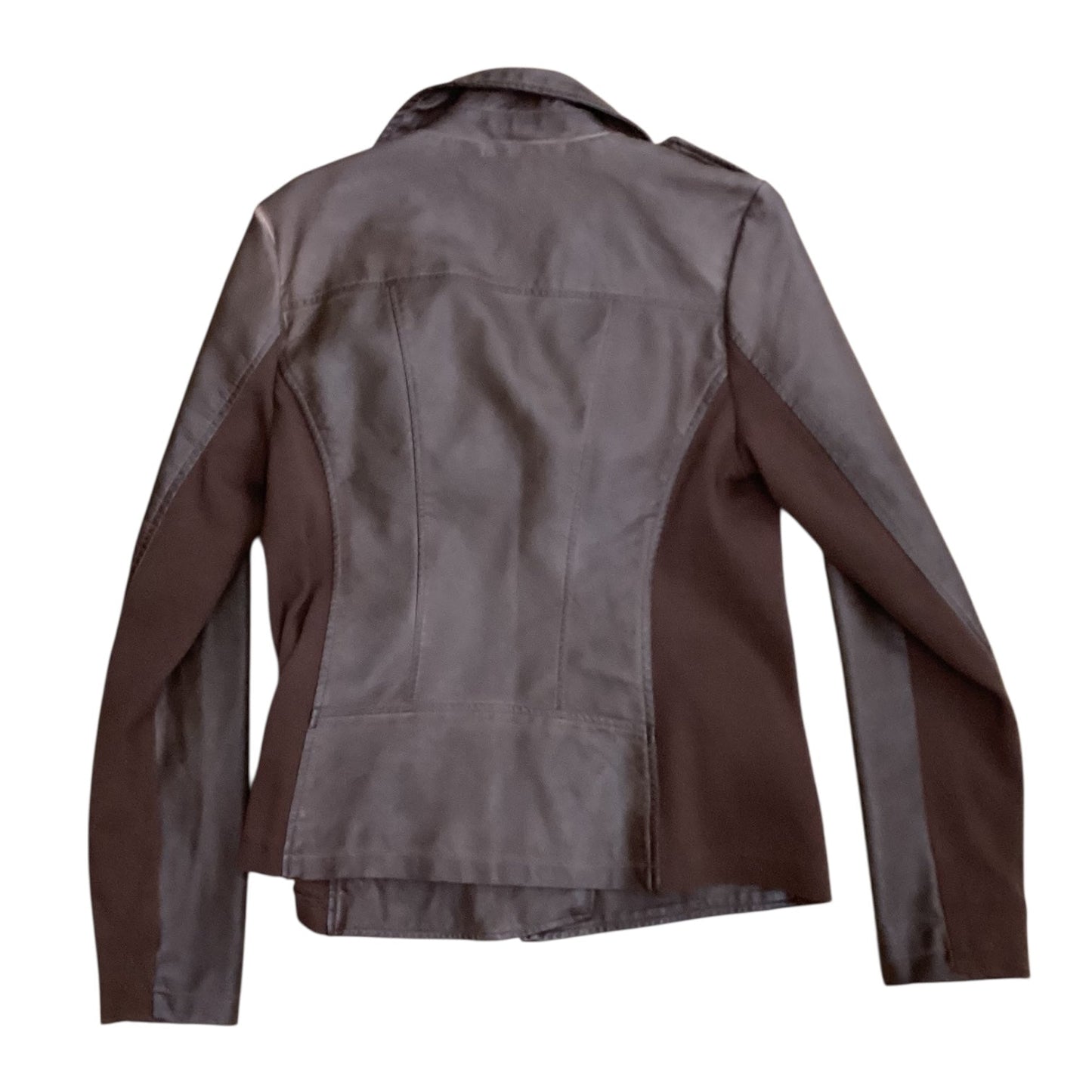 Jacket Moto By Sebby In Brown, Size:S