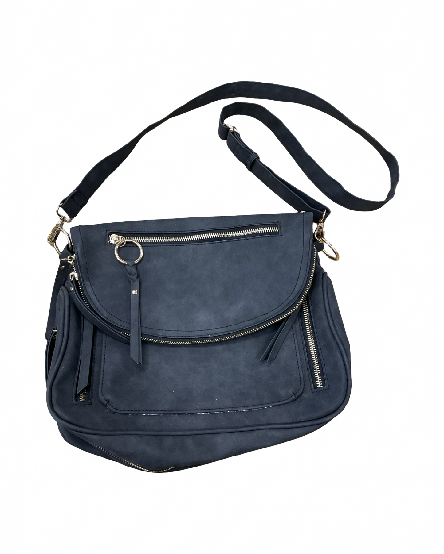 Crossbody By Clothes Mentor In Grey, Size:Medium