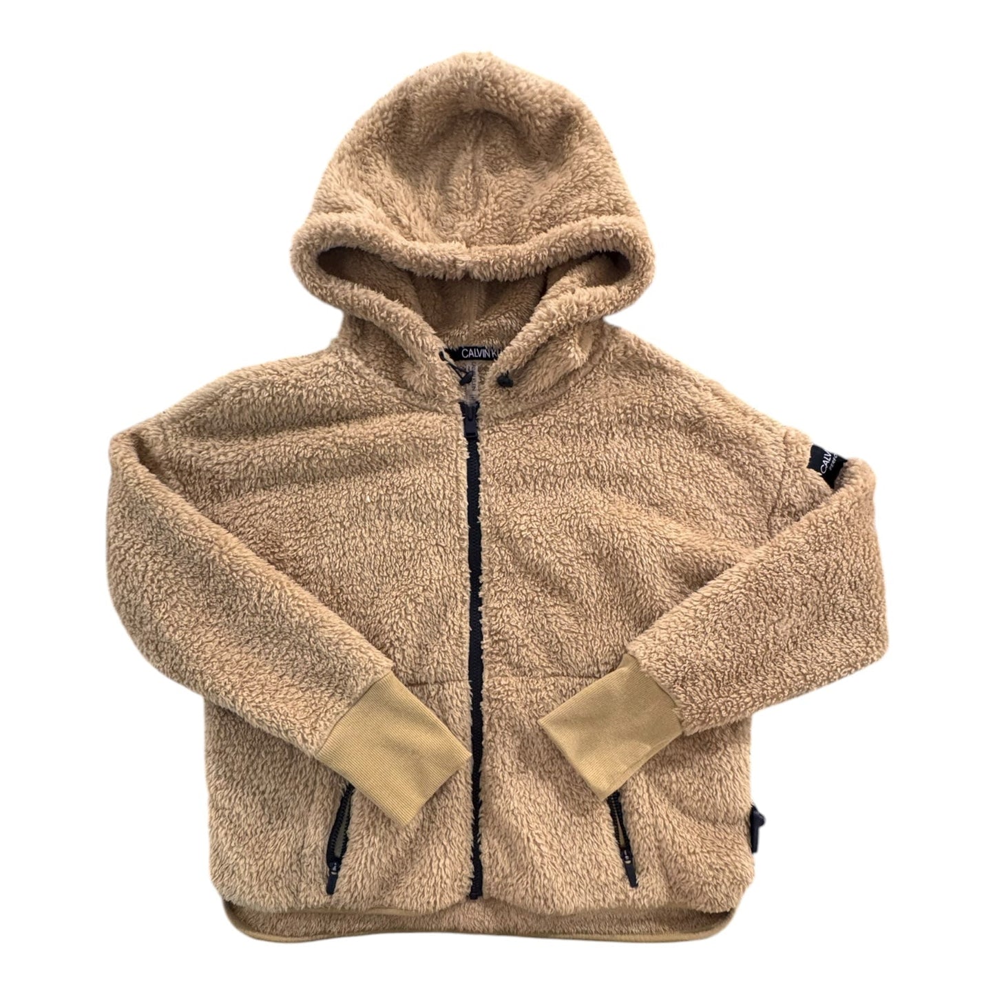 Jacket Fleece By Calvin Klein In Yellow, Size:M