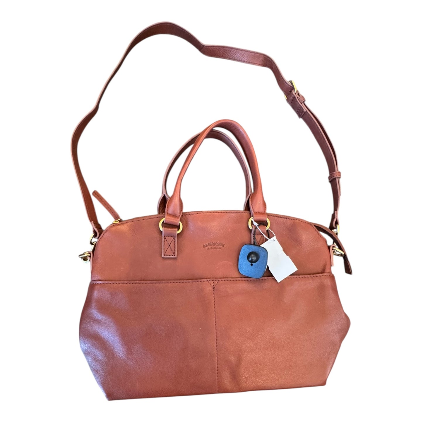 Handbag Leather By Cmc In Brown, Size:Medium