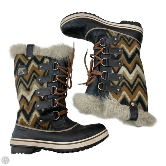 Boots Snow By Sorel In Multi-colored, Size: 8