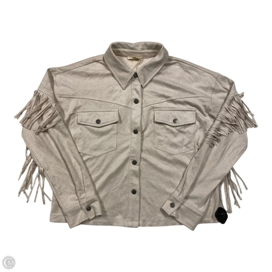 Blazer By Mystree In Tan, Size: S