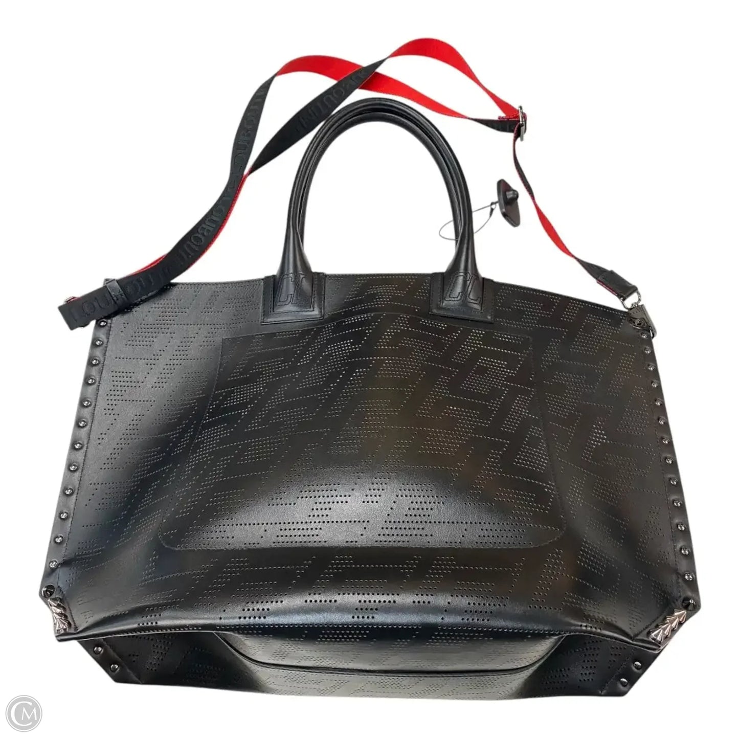 Handbag Luxury Designer By Christian Louboutin, Size: Large