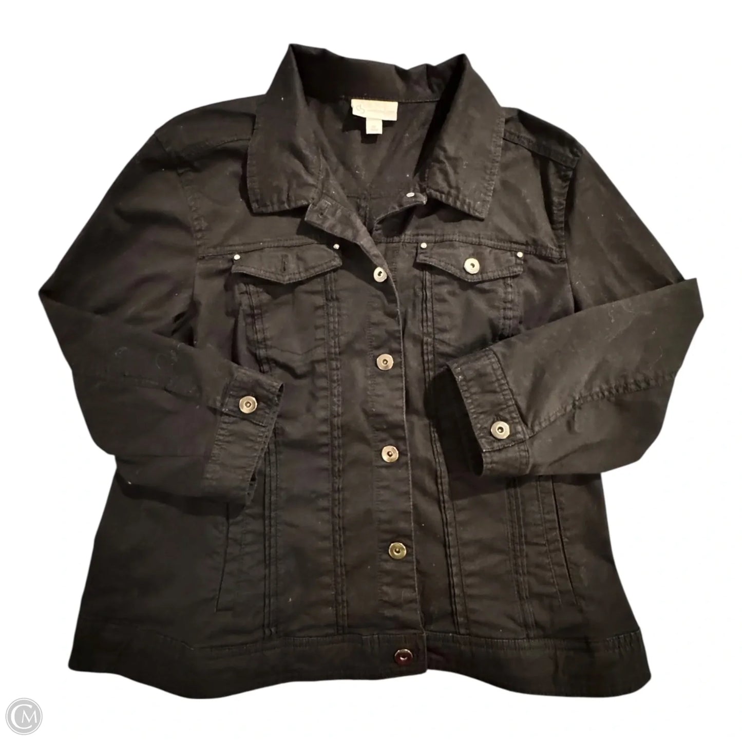 Blazer By Dressbarn In Black, Size: Xl