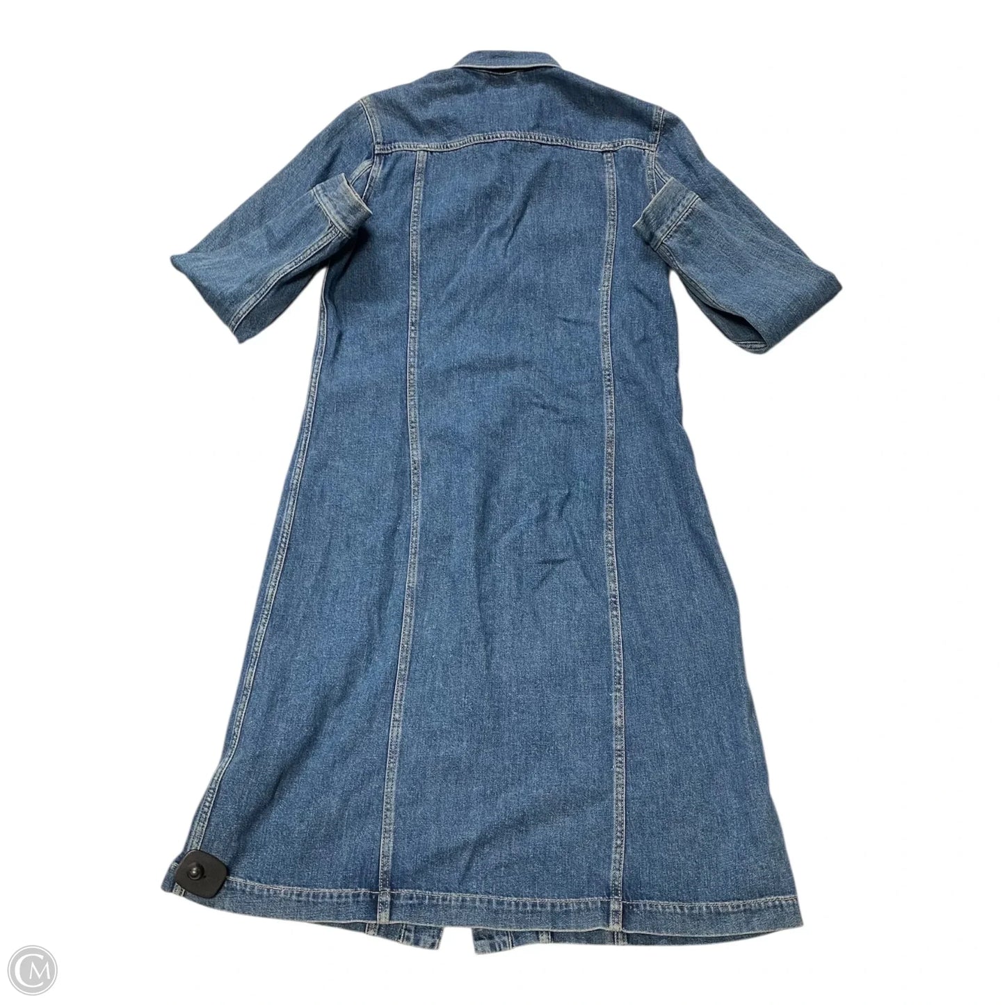 Dress Casual Midi By Gap In Blue Denim, Size: S